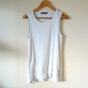 White Sleeveless Women's Top